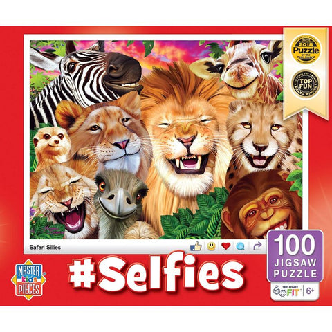 Selfies Puzzle Safari Sillies