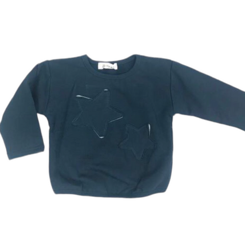 Unisex 2 Star Patches Sweatshirt